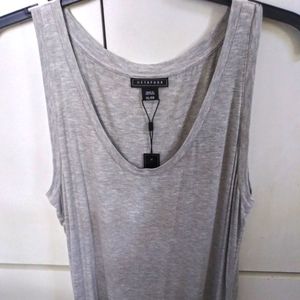 Metaphor Women's Misses Luna Grey Scoop Neck Sleeveless Tank Top XL NWT